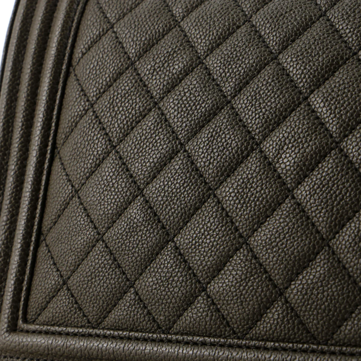 So Black Boy Flap Bag Quilted Caviar New Medium - Deep Luxury