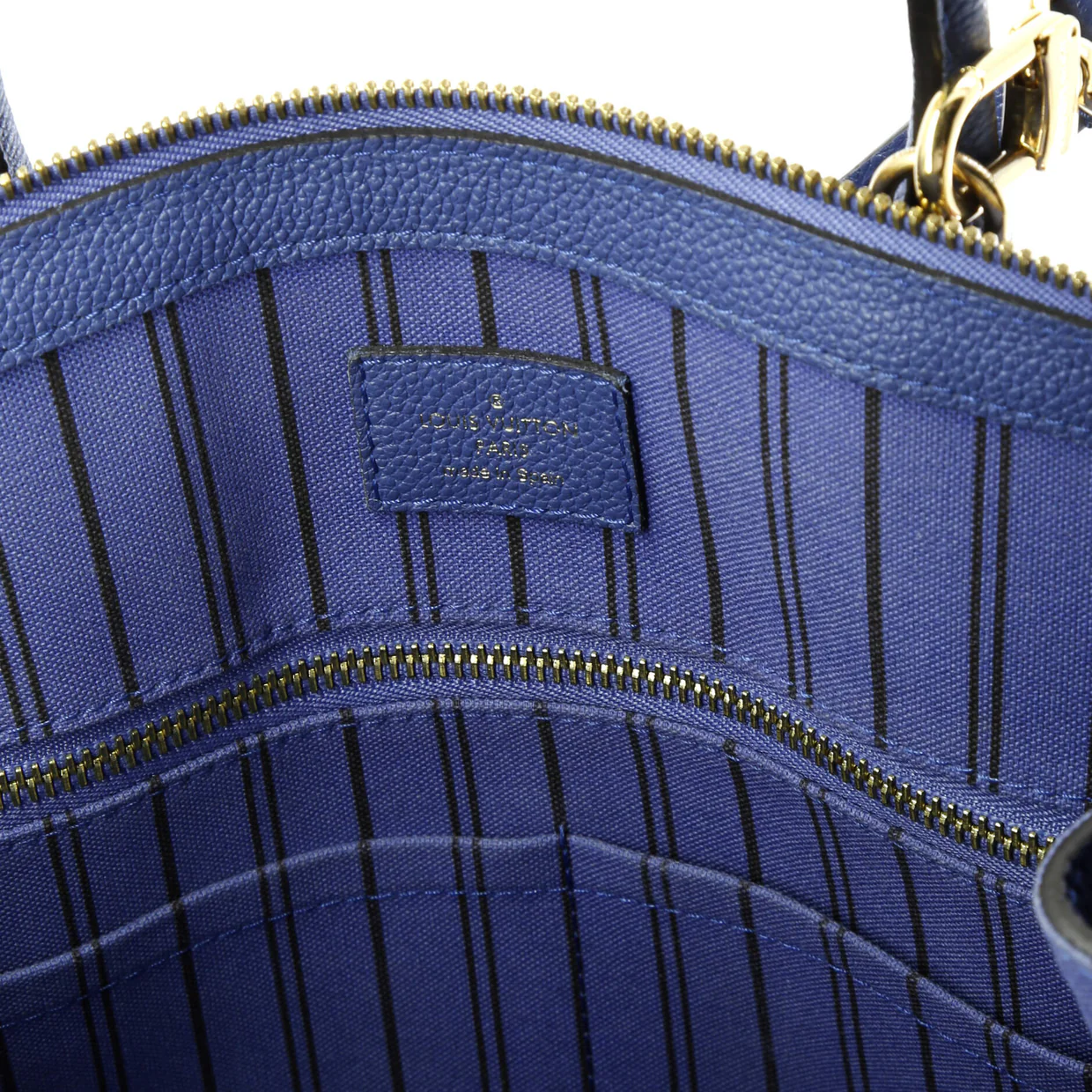 Pont Neuf Handbag Monogram Empreinte Leather MM - Deep Luxury