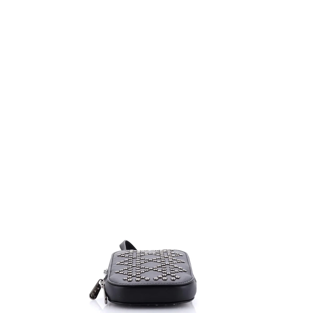 Lady Dior Phone Holder on Chain Studded Leather - Deep Luxury