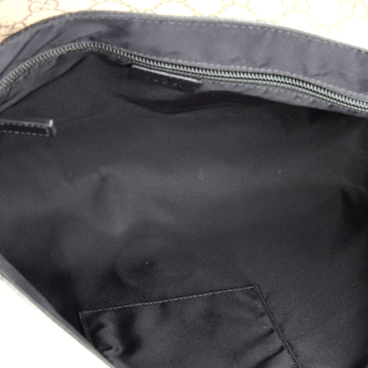 Web Flap Messenger Bag GG Coated Canvas Medium - Deep Luxury