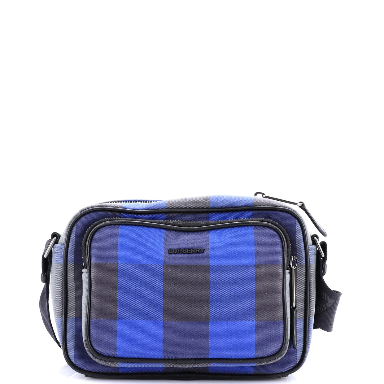 Paddy Crossbody Bag Check E-Canvas Small - Deep Luxury