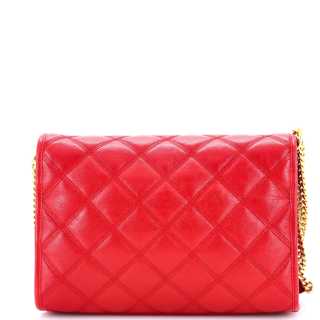 Becky Chain Wallet Quilted Leather - Deep Luxury