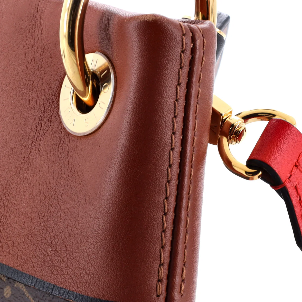 Tuileries Besace Bag Monogram Canvas with Leather - Deep Luxury