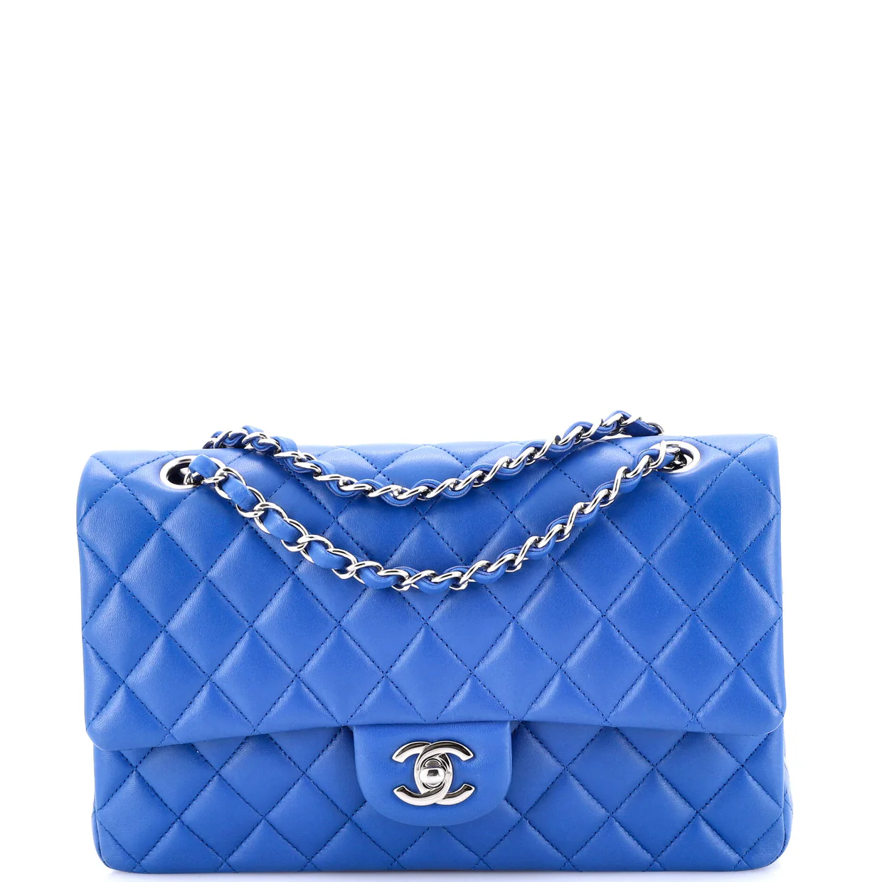 Classic Double Flap Bag Quilted Lambskin Medium - Deep Luxury