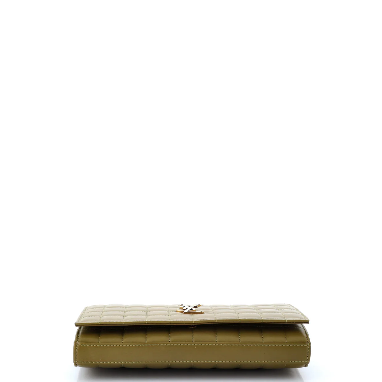 Cassandre Wallet on Chain Quilted Leather Medium - Deep Luxury
