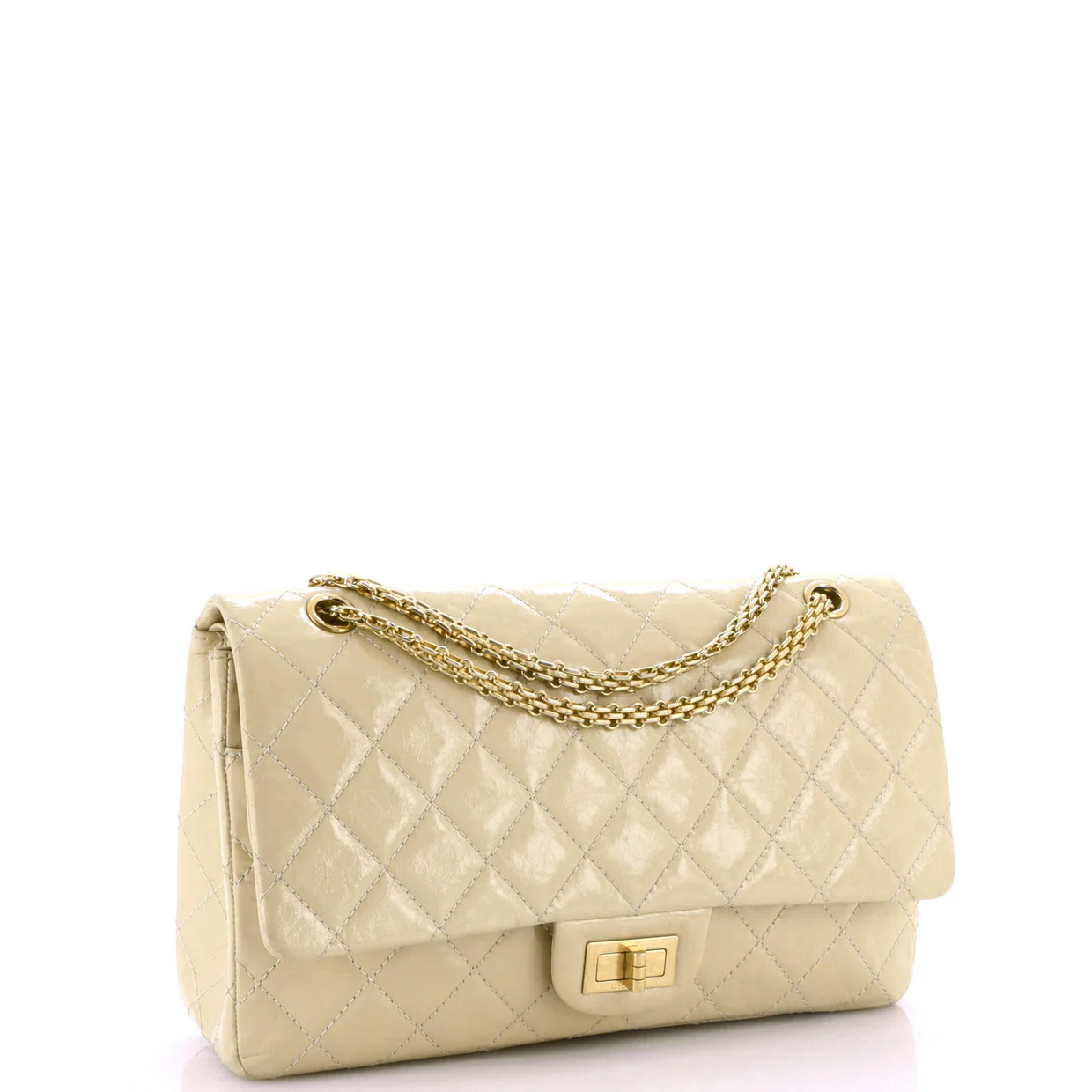 Reissue 2.55 Flap Bag Quilted Aged Calfskin 228 - Deep Luxury