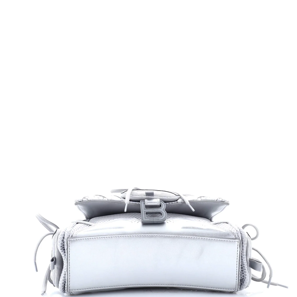 SneakerHead Top Handle Bag Mesh and Faux Leather Small - Deep Luxury