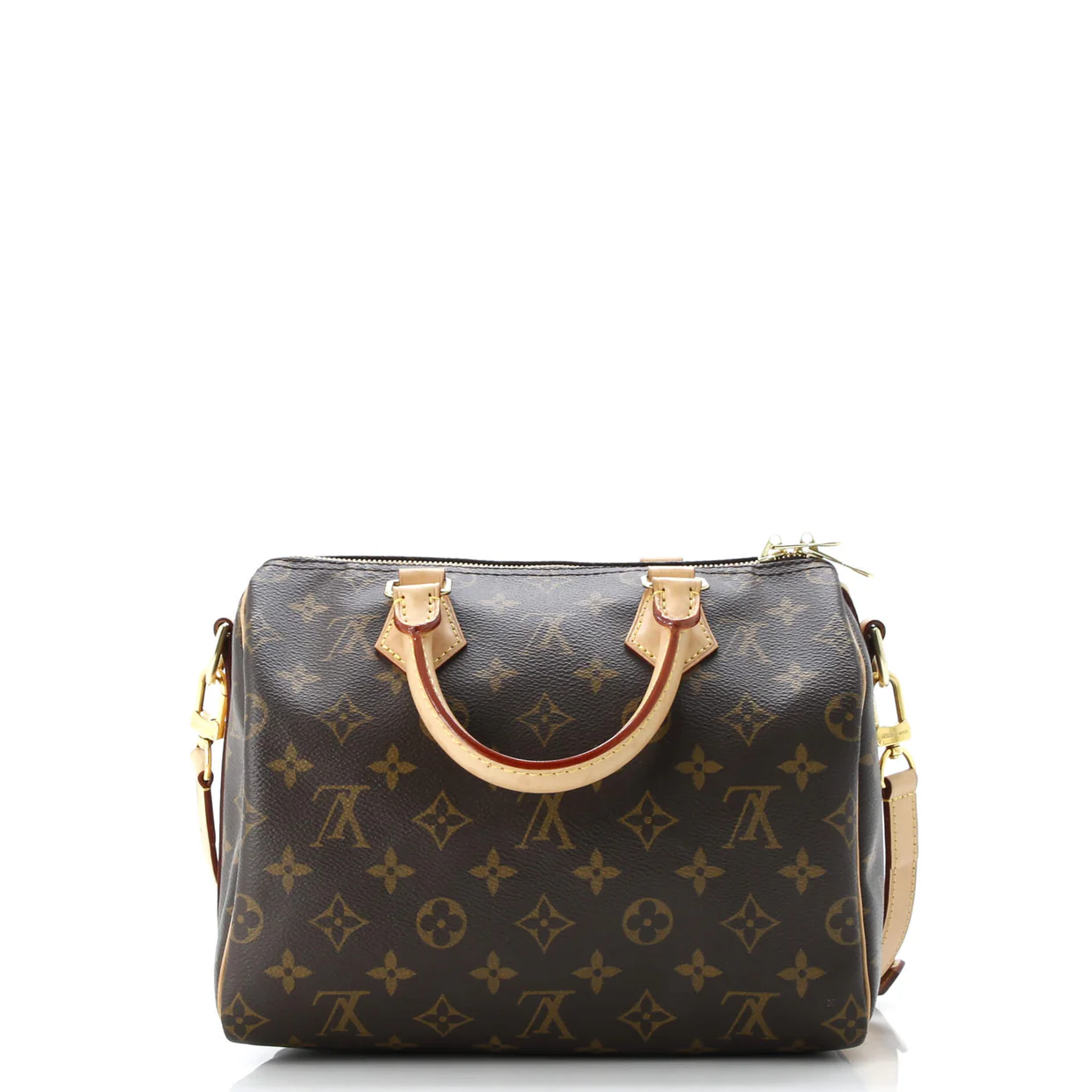 Speedy Bandouliere Bag Monogram Canvas 25 - Deep Luxury