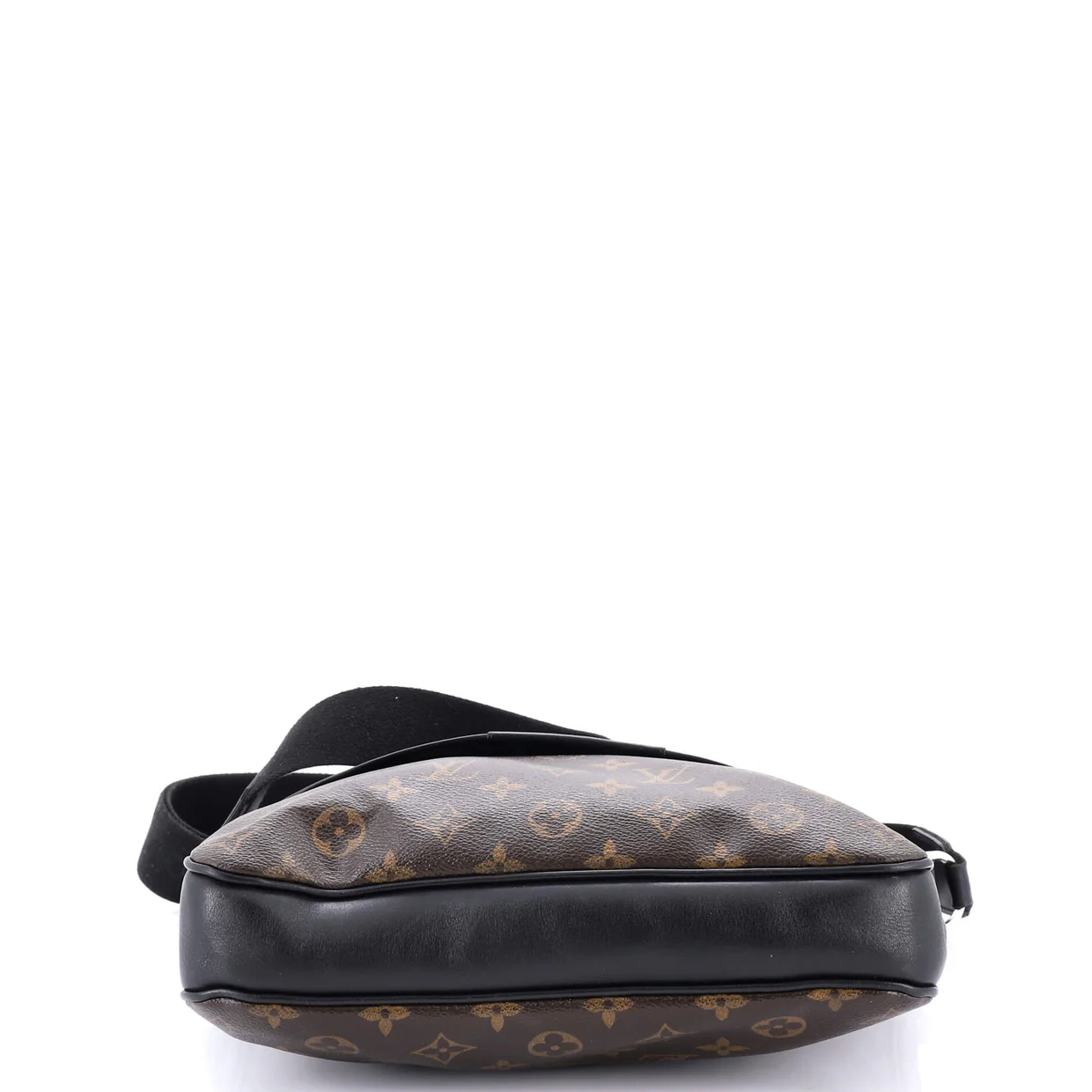 Bass Messenger Bag Macassar Monogram Canvas MM - Deep Luxury