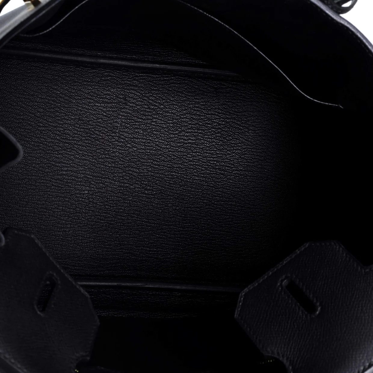 Birkin Handbag Noir Epsom with Gold Hardware 30 - Deep Luxury