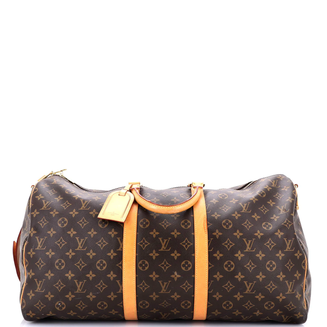 Keepall Bandouliere Bag Monogram Canvas 55 - Deep Luxury