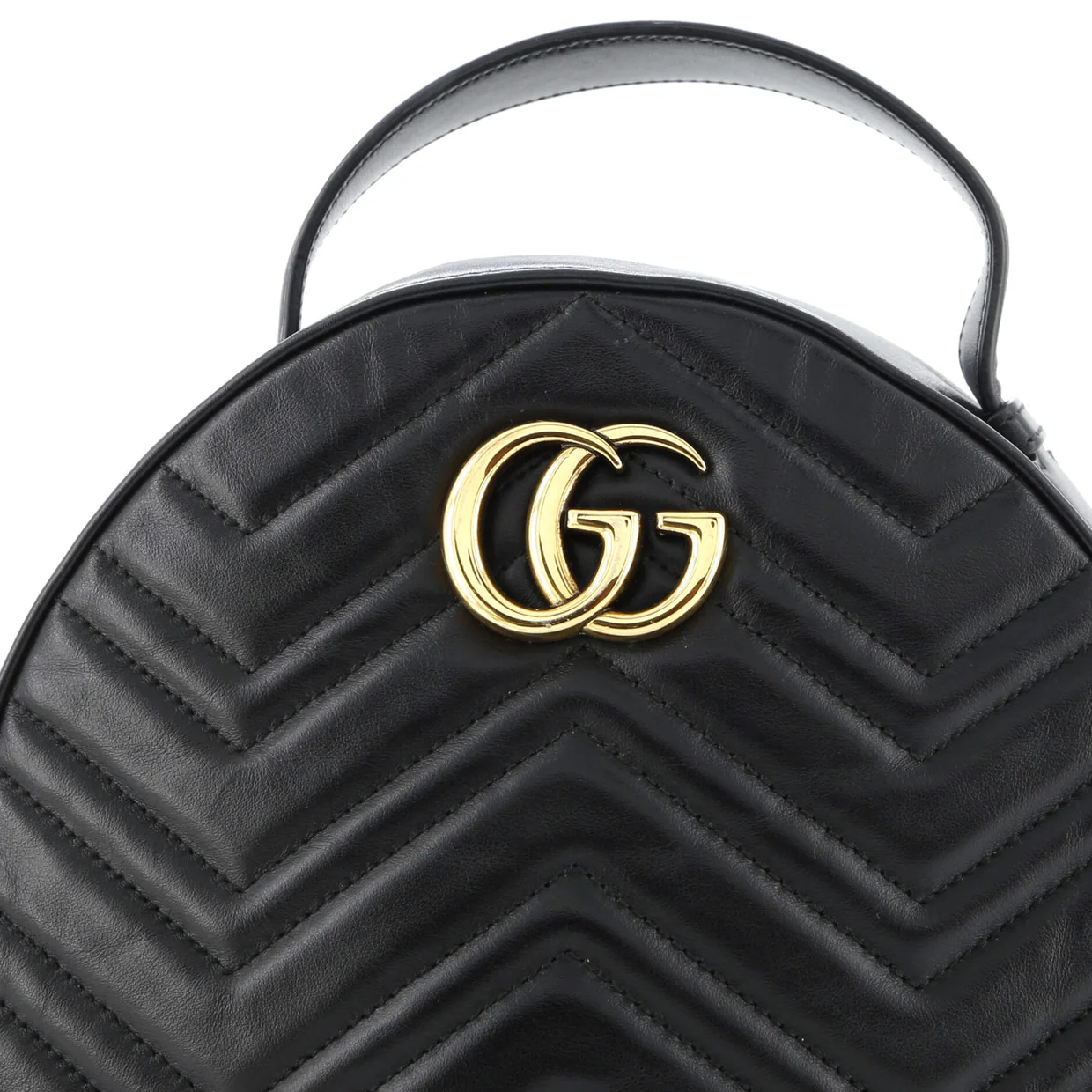 GG Marmont Backpack Matelasse Leather Small - Deep Luxury