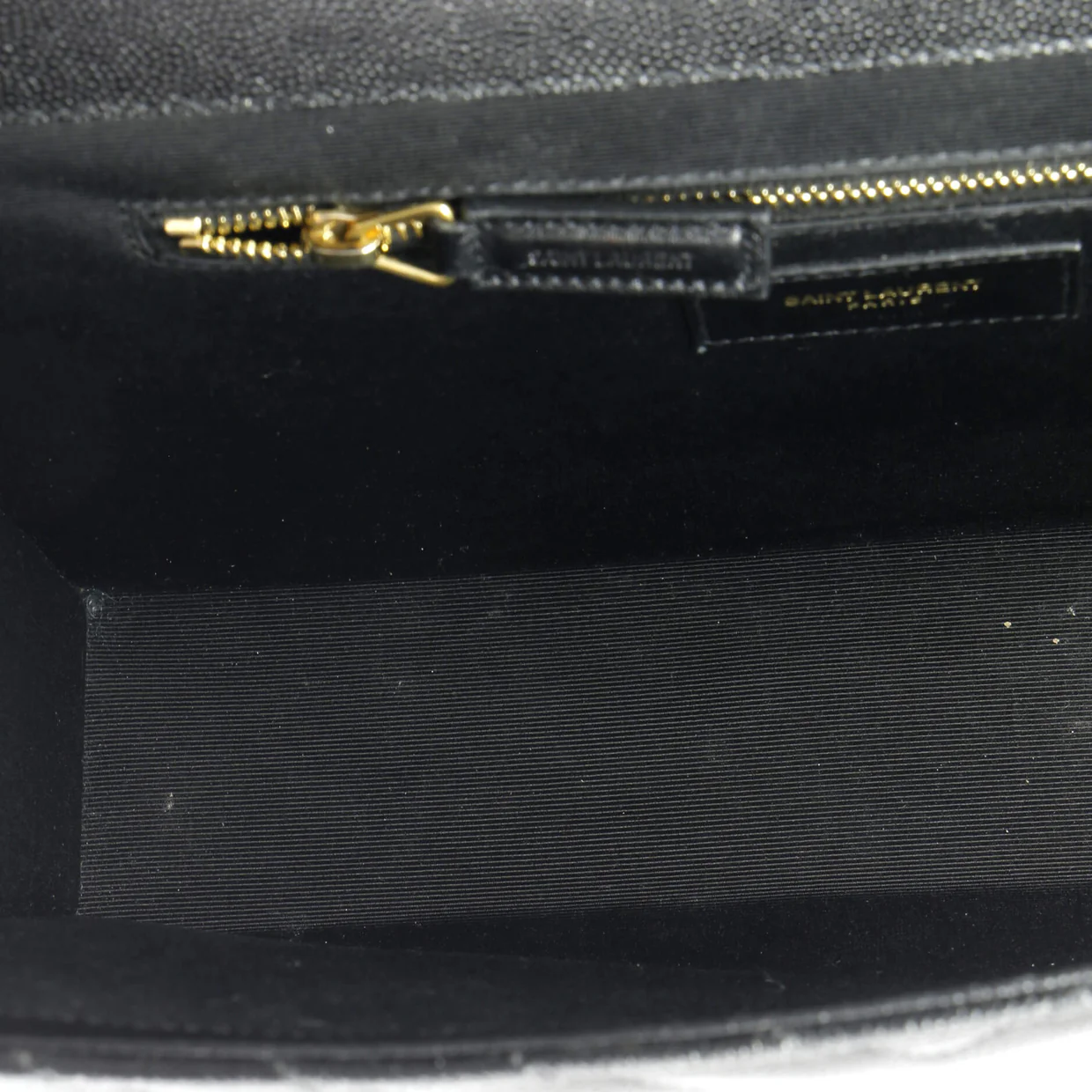 Classic Monogram Envelope Satchel Matelasse Chevron Leather Large - Deep Luxury