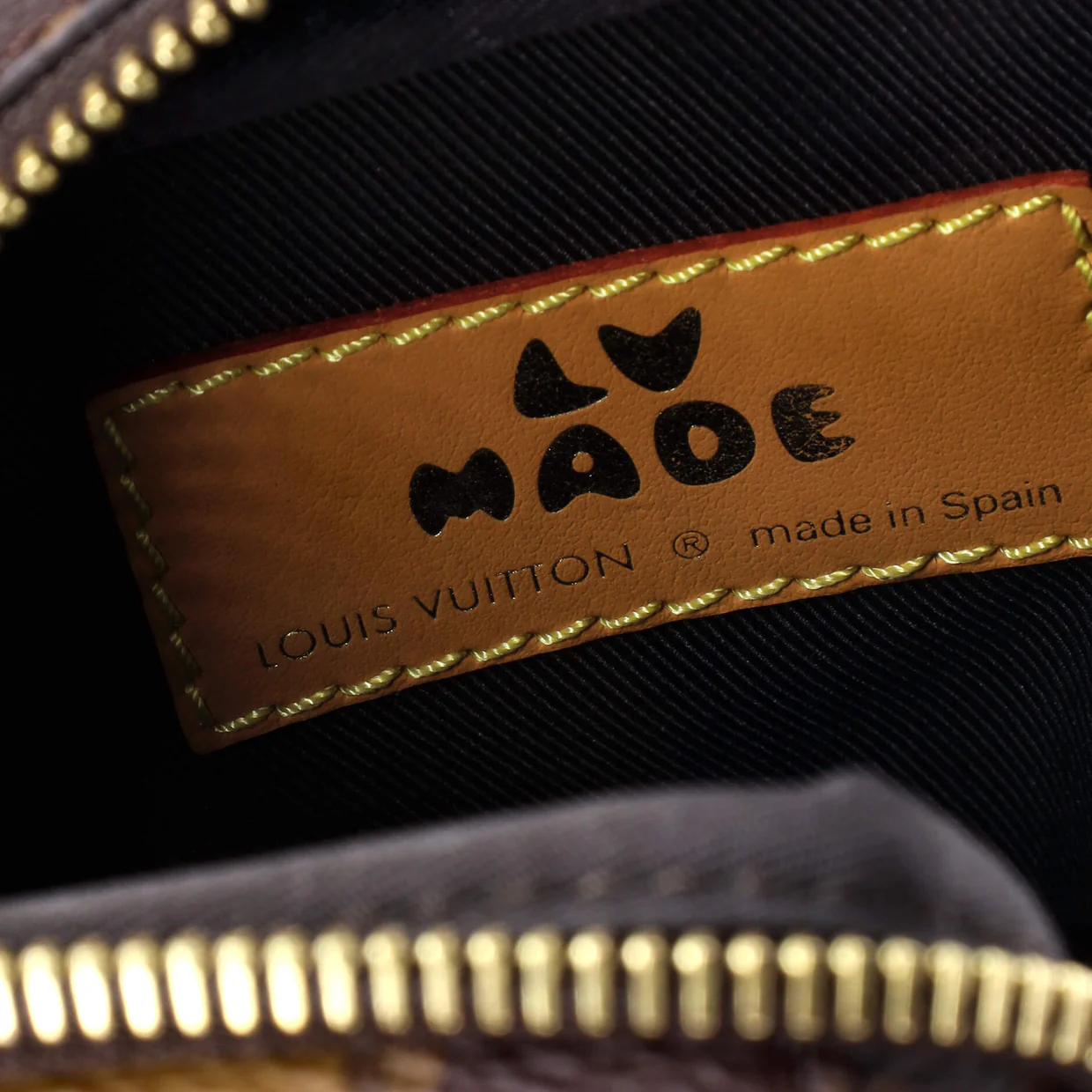 Nigo Flap Double Phone Pouch Limited Edition Stripes Monogram Canvas - Deep Luxury