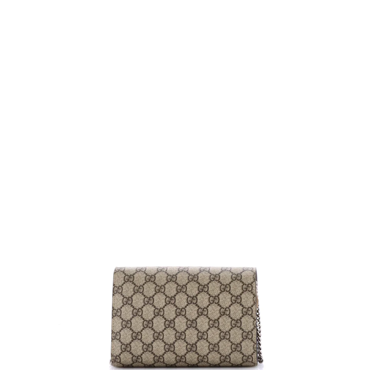 Dionysus Chain Wallet GG Coated Canvas Small - Deep Luxury