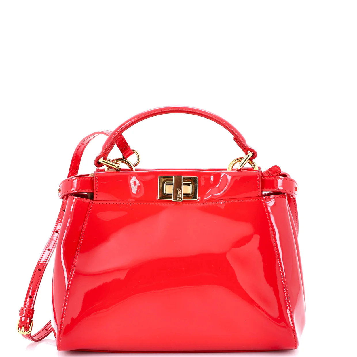 Peekaboo Iconic Bag Patent Mini Mini - Deep Luxury