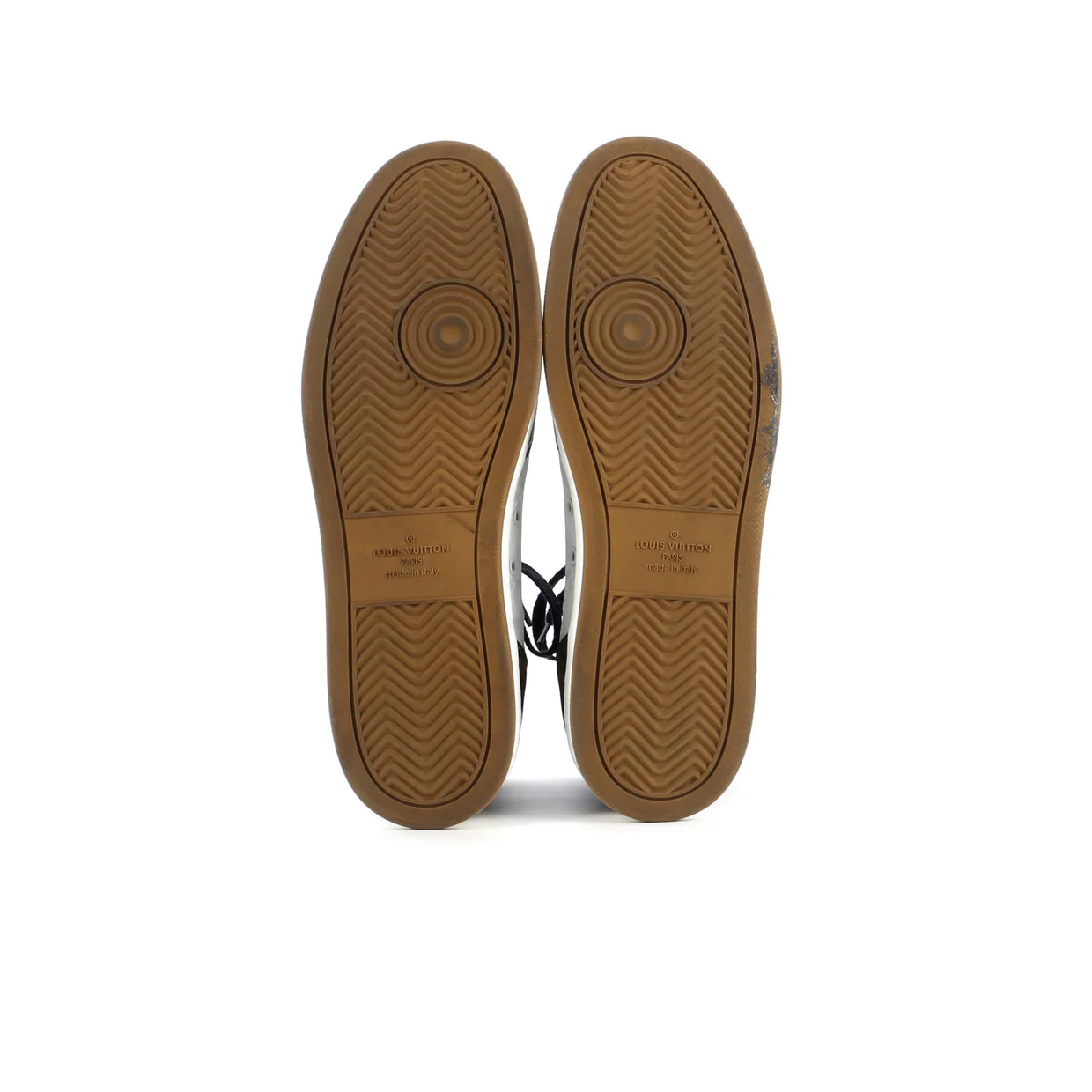 Men's Rivoli Sneaker Boots Monogram Canvas with Leather - Deep Luxury