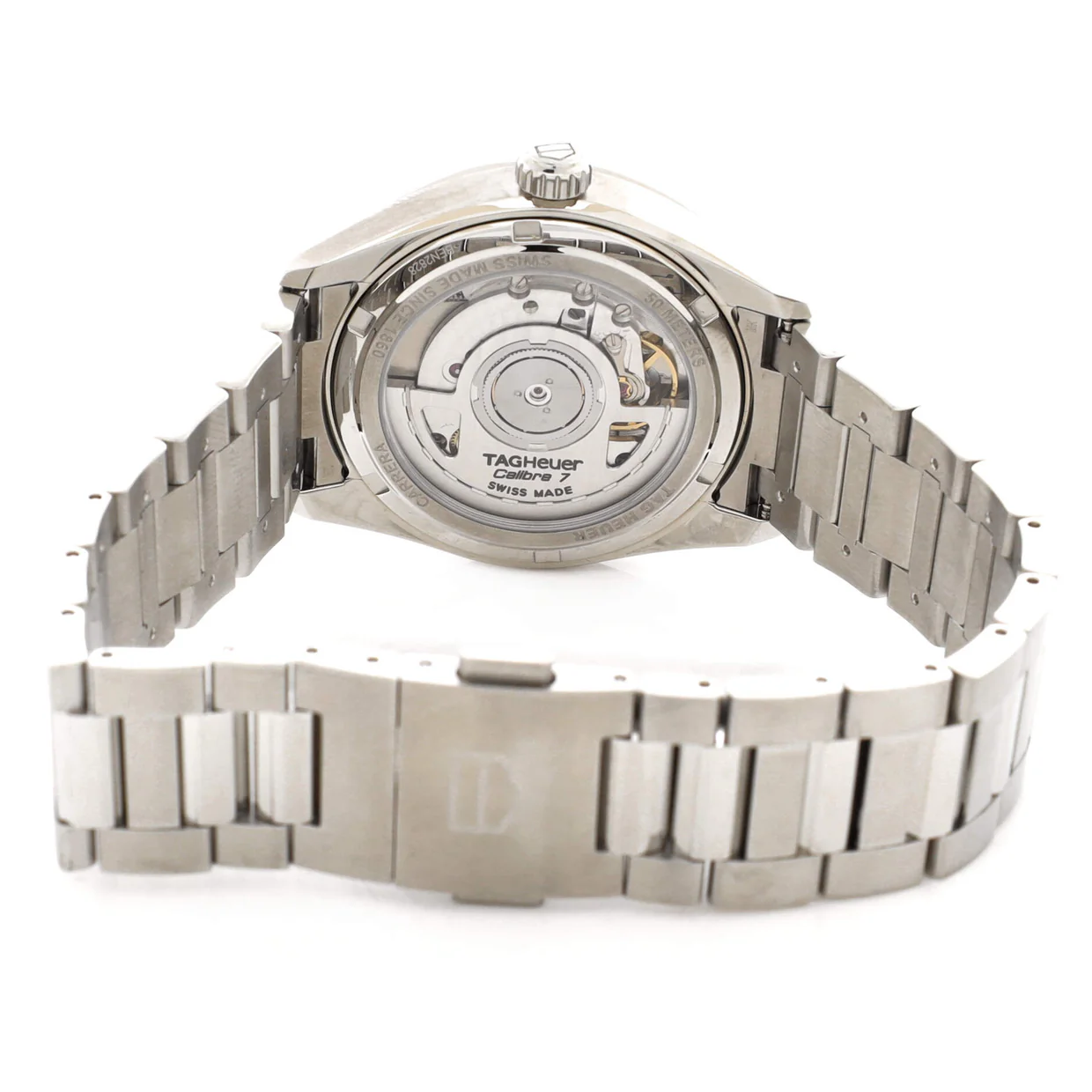 Carrera Calibre 7 Date Automatic Watch Stainless Steel 36 - Deep Luxury