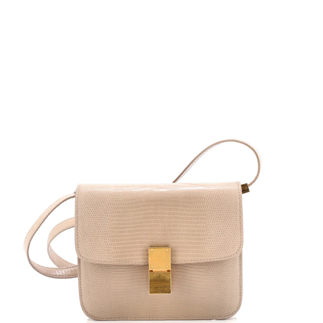 Classic Box Bag Lizard Teen - Deep Luxury