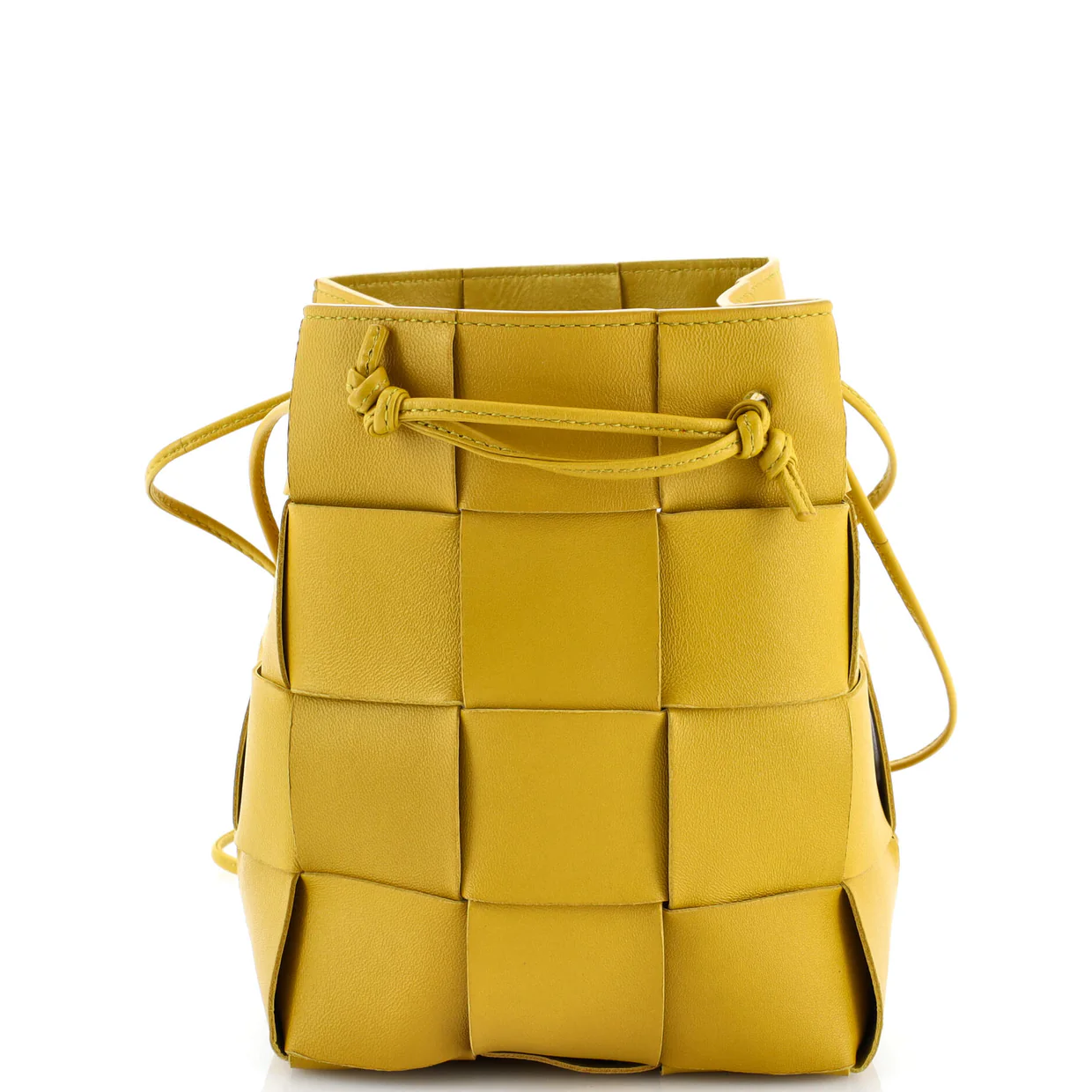 Cassette Bucket Bag Maxi Intrecciato Leather Small - Deep Luxury