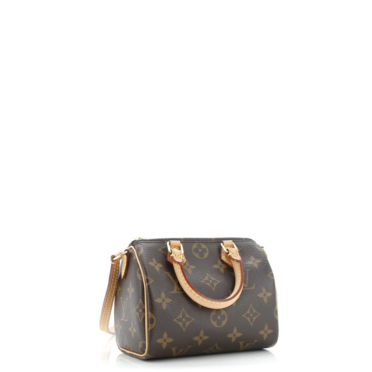 Speedy Bandouliere Bag Monogram Canvas Nano - Deep Luxury