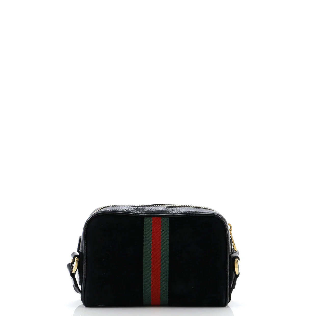 Ophidia Shoulder Bag Suede Mini - Deep Luxury