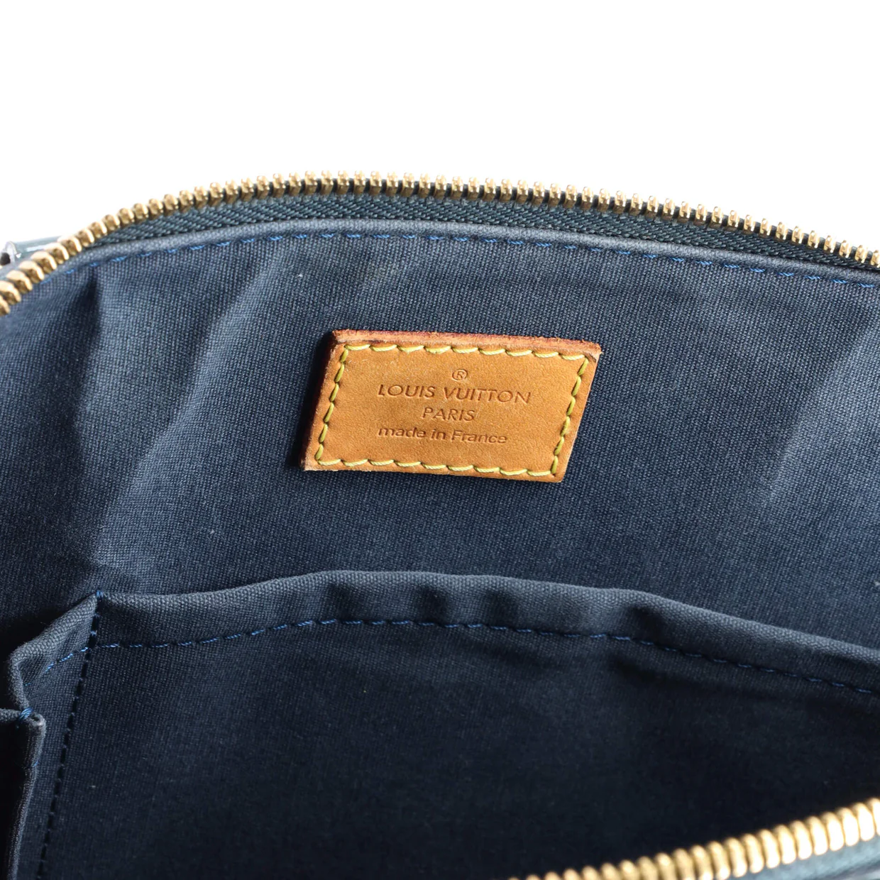 Alma Handbag Monogram Vernis PM - Deep Luxury