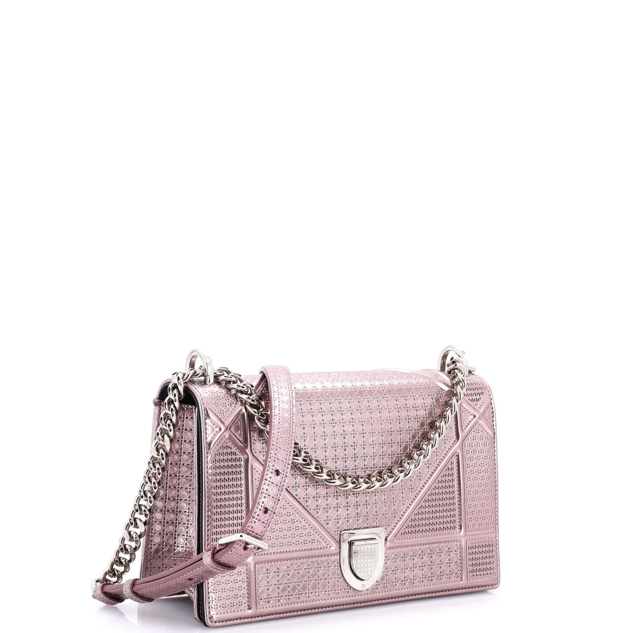 Diorama Flap Bag Cannage Embossed Calfskin Medium - Deep Luxury