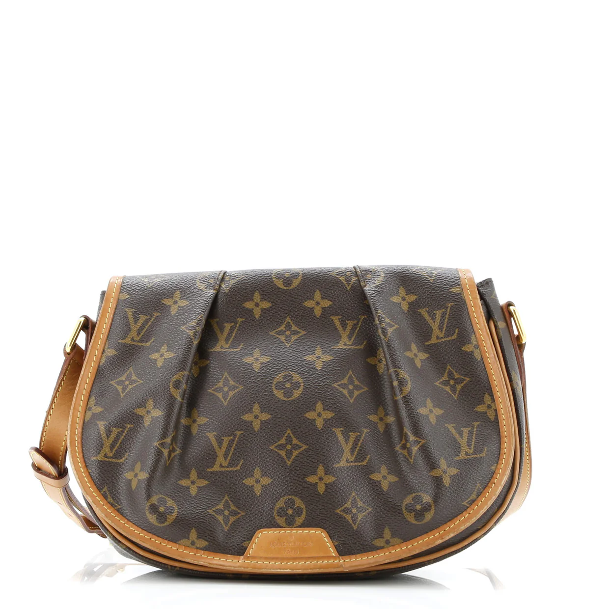 Menilmontant Handbag Monogram Canvas PM - Deep Luxury