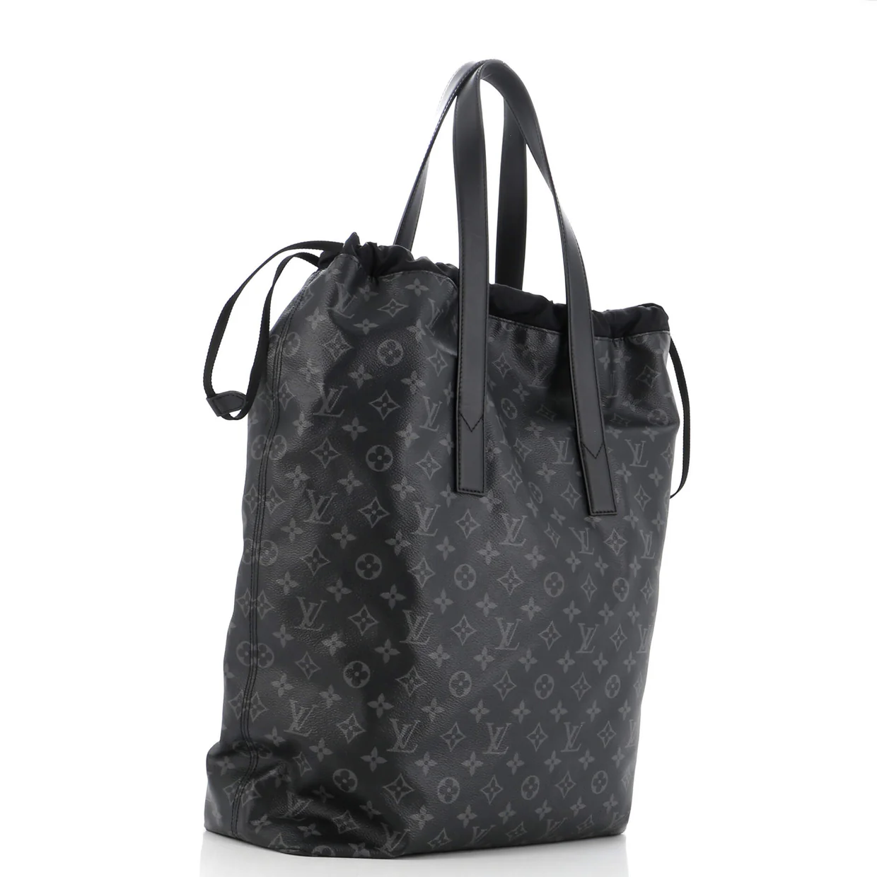 Cabas Light Drawstring Bag Monogram Eclipse Canvas - Deep Luxury