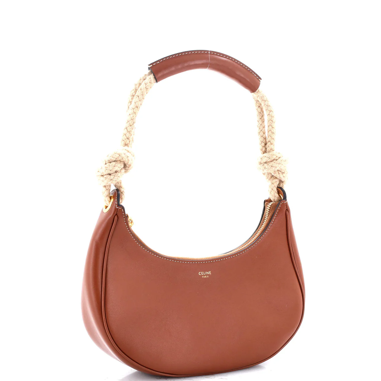 Ava Rope Bag Leather Medium - Deep Luxury