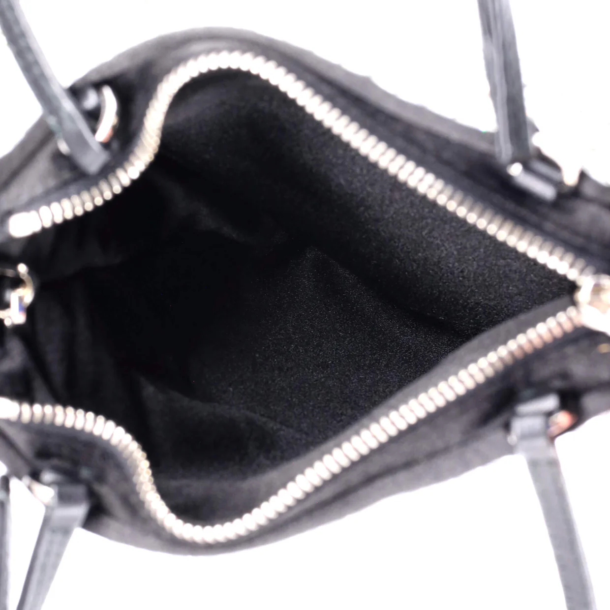 Convertible Open Tote Crystal Embellished Satin Mini - Deep Luxury