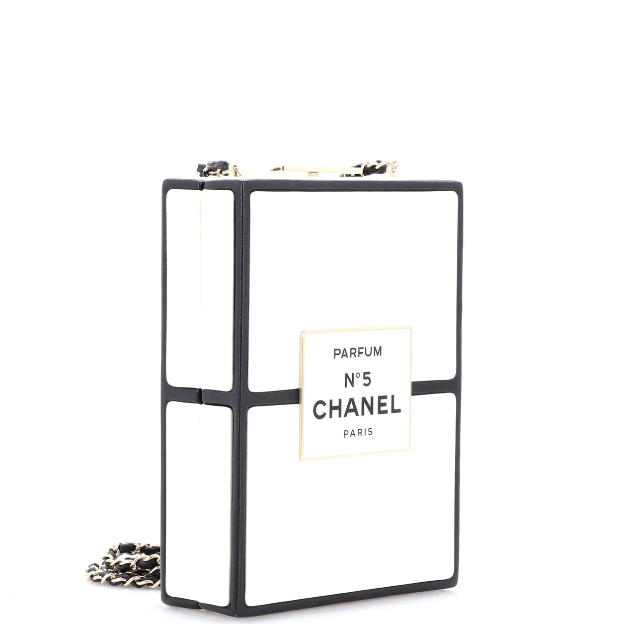 No.5 Perfume Box Evening Clutch Leather - Deep Luxury