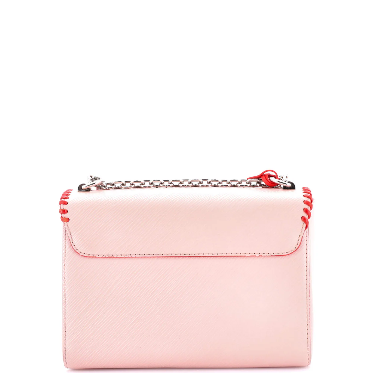 Twist Handbag Limited Edition Flower Embellished Epi Leather with Whipstitch Details MM - Deep Luxury