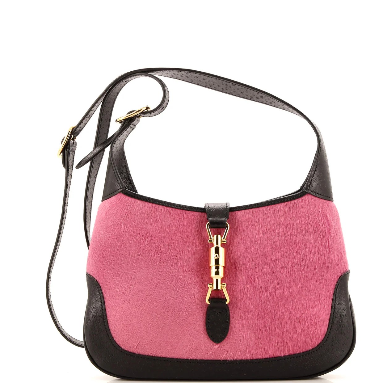 Jackie 1961 Hobo Calf Hair with Leather Mini - Deep Luxury