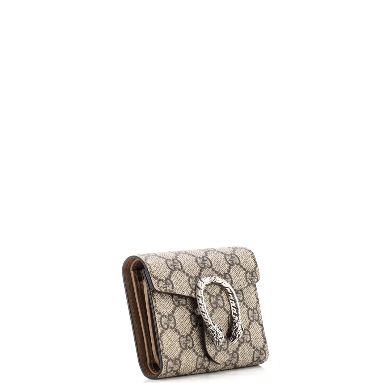 Dionysus Card Case Wallet GG Coated Canvas Compact - Deep Luxury