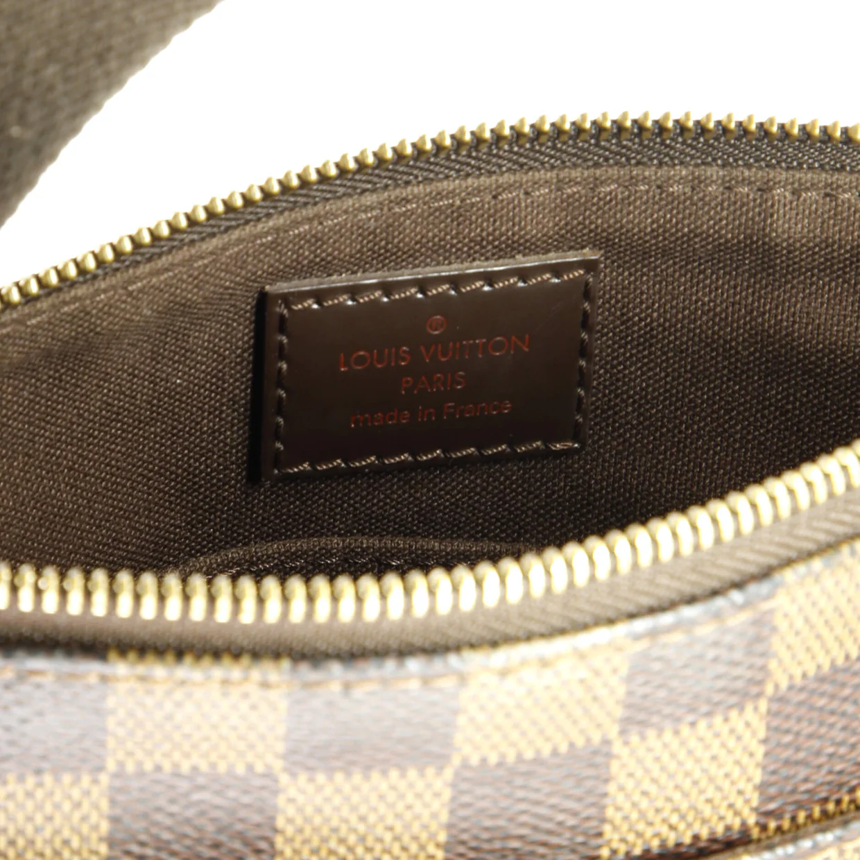 Brooklyn Pochette Plate Damier - Deep Luxury