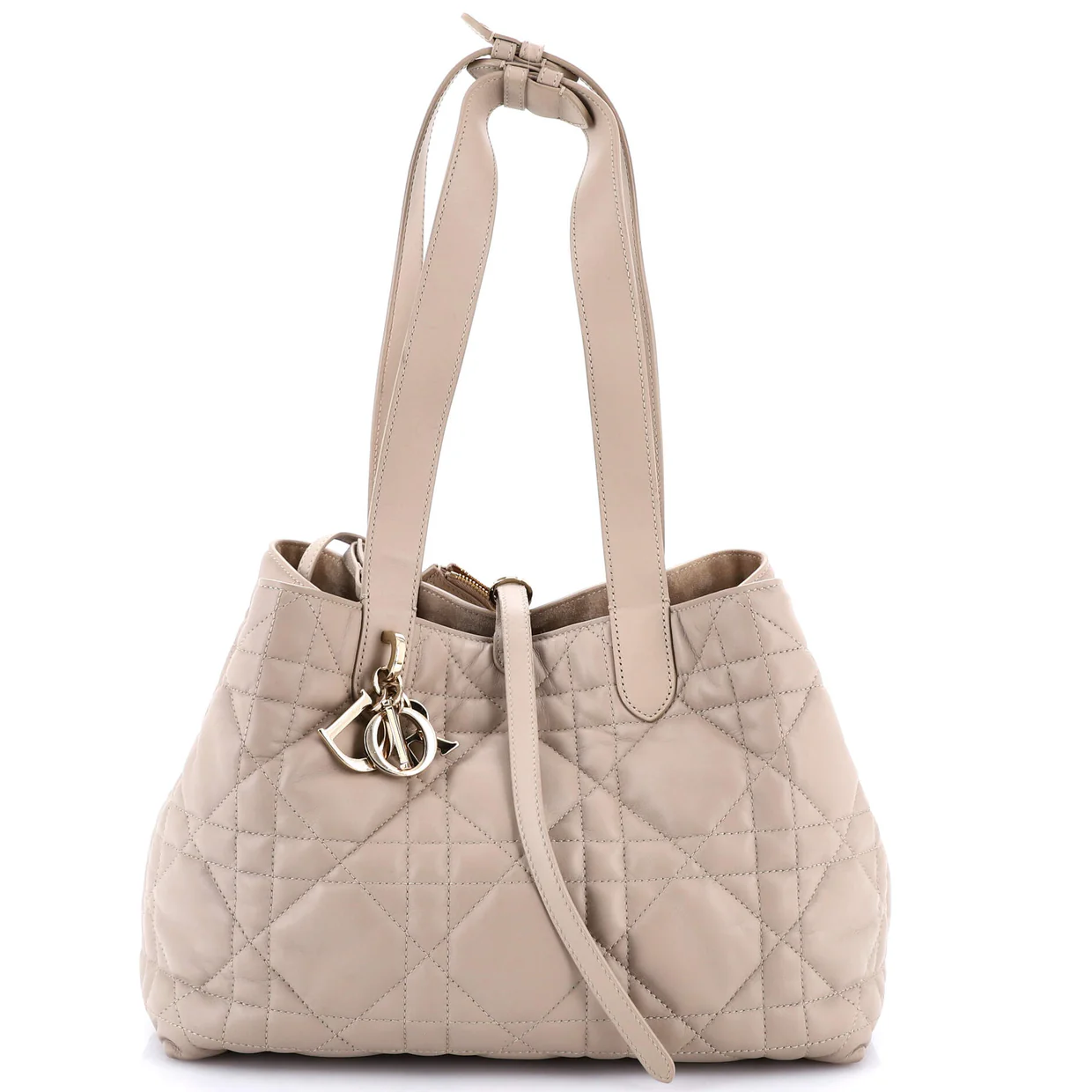 Toujours Tote Bag Macrocannage Quilt Calfskin Medium - Deep Luxury