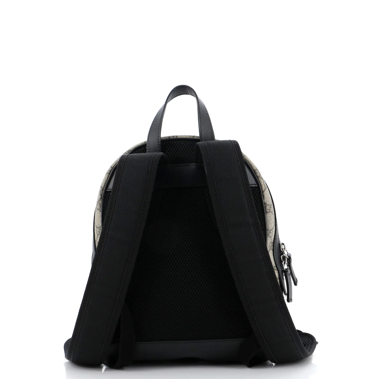 Zip Pocket Backpack GG Coated Canvas Small - Deep Luxury