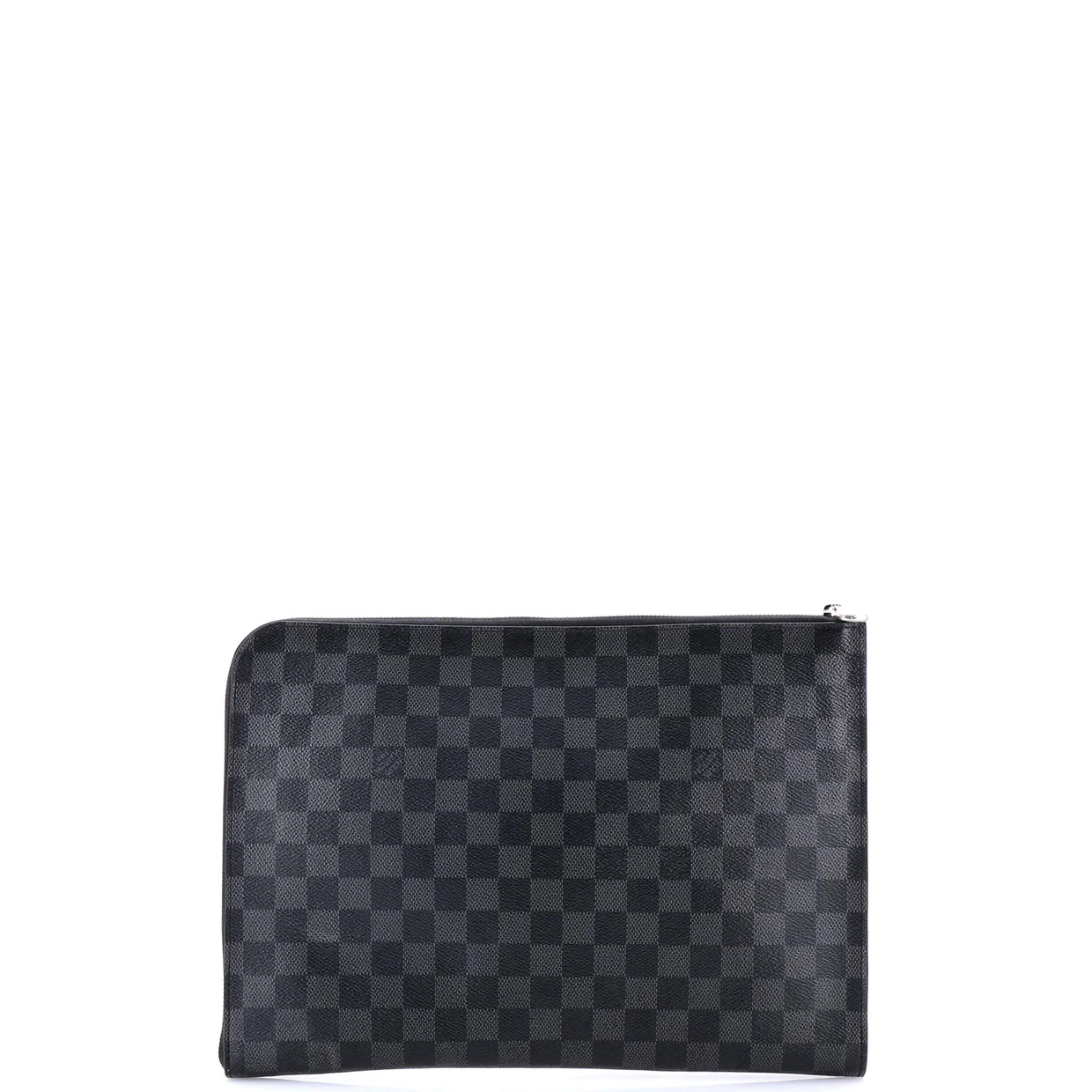 Zip Around Pochette Jour Damier Graphite GM - Deep Luxury