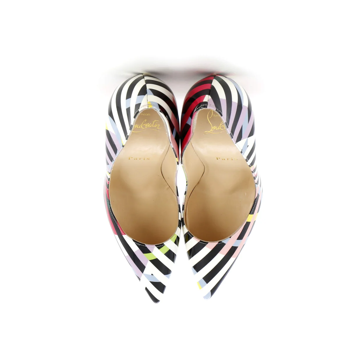 Women's Pigalle Follies Pumps Printed Patent 100 - Deep Luxury