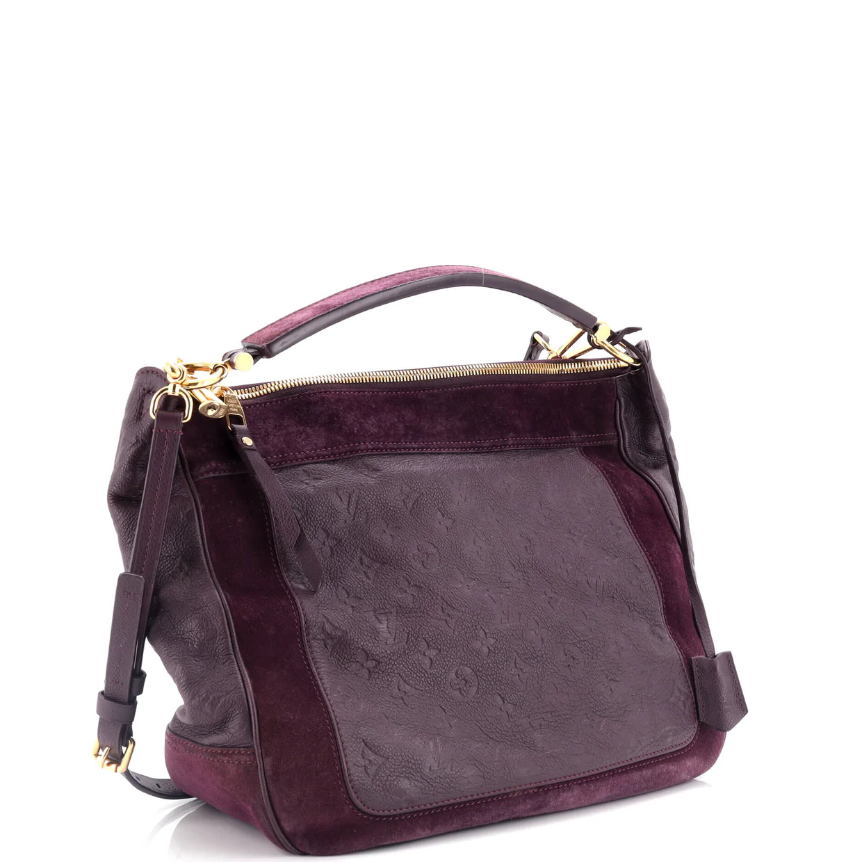 Audacieuse Handbag Monogram Empreinte Leather MM - Deep Luxury