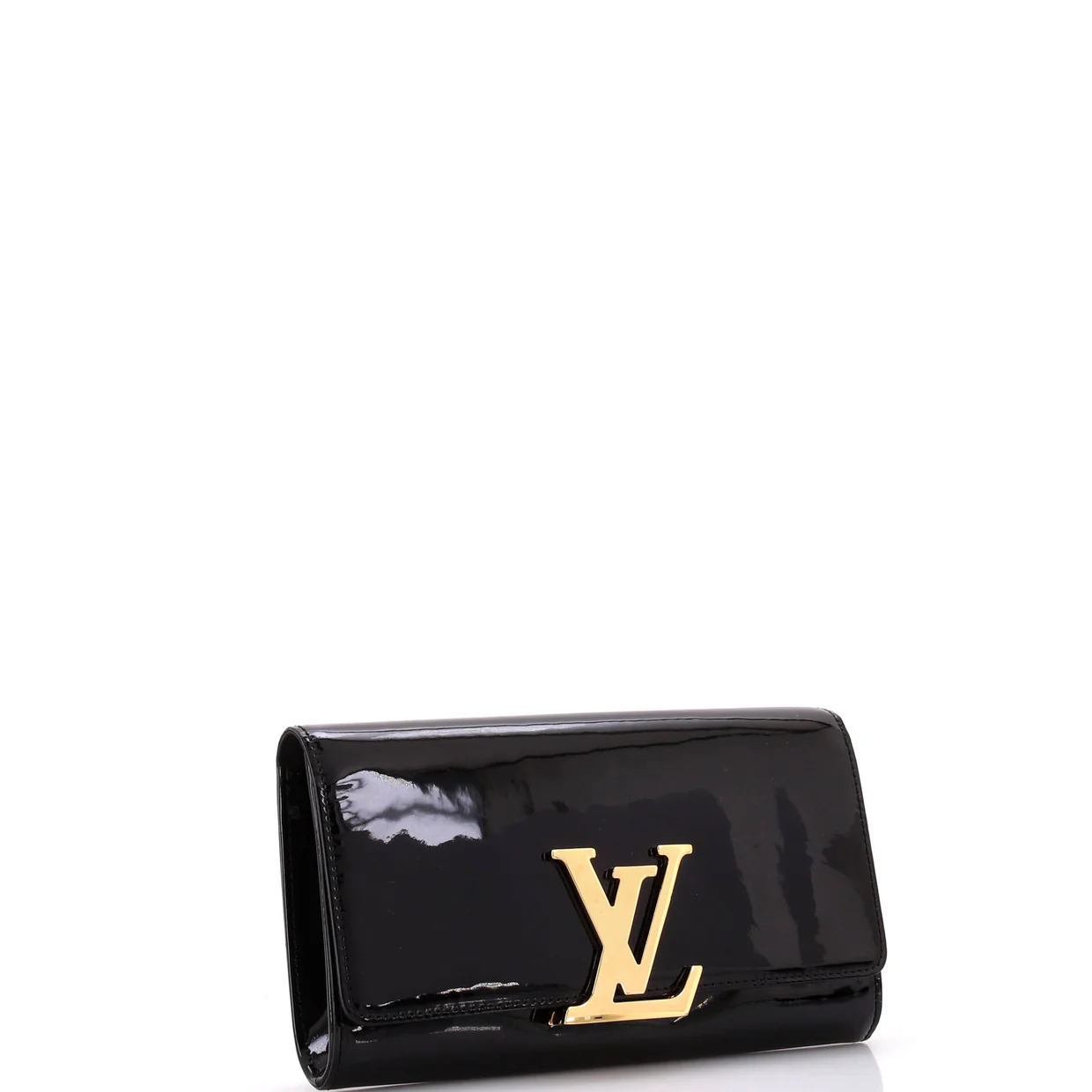 Louise Clutch Patent Long - Deep Luxury