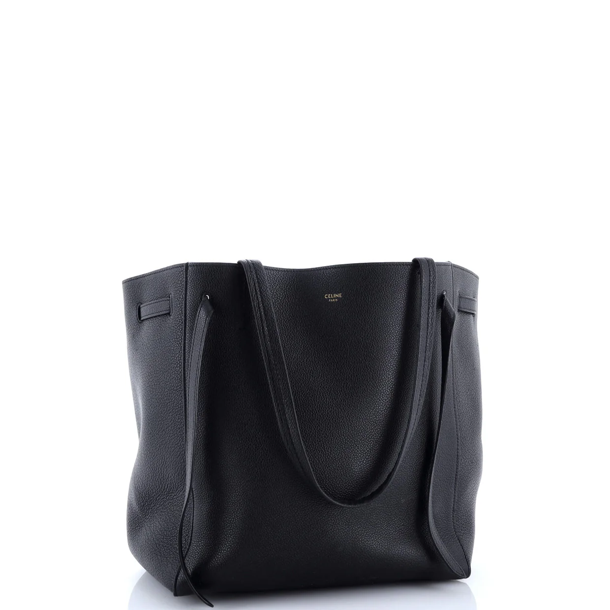 Phantom Tie Cabas Tote Leather Small - Deep Luxury