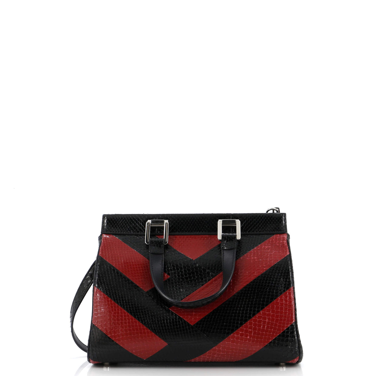 Zumi Top Handle Bag Python Small - Deep Luxury