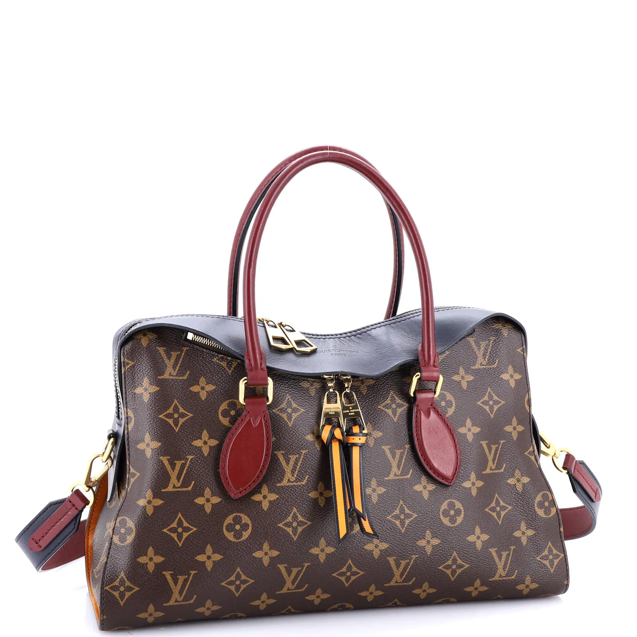 Tuileries Handbag Monogram Canvas with Leather - Deep Luxury