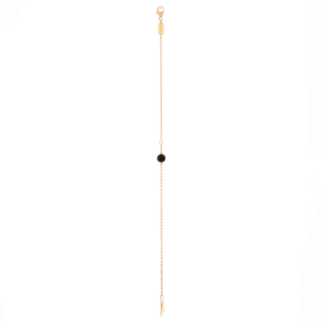 Possession Bracelet 18K Rose Gold with Onyx and Diamond - Deep Luxury