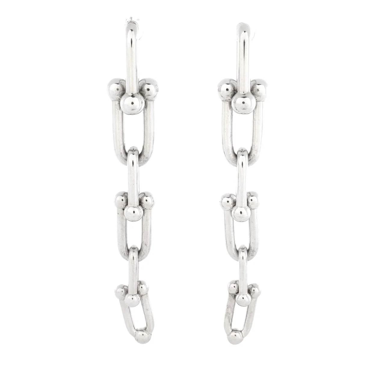 HardWear Graduated Link Earrings Sterling Silver - Deep Luxury
