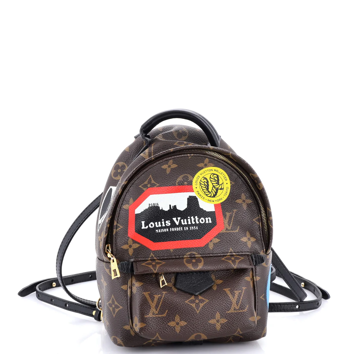 Palm Springs Backpack Limited Edition World Tour Monogram Canvas Mini - Deep Luxury