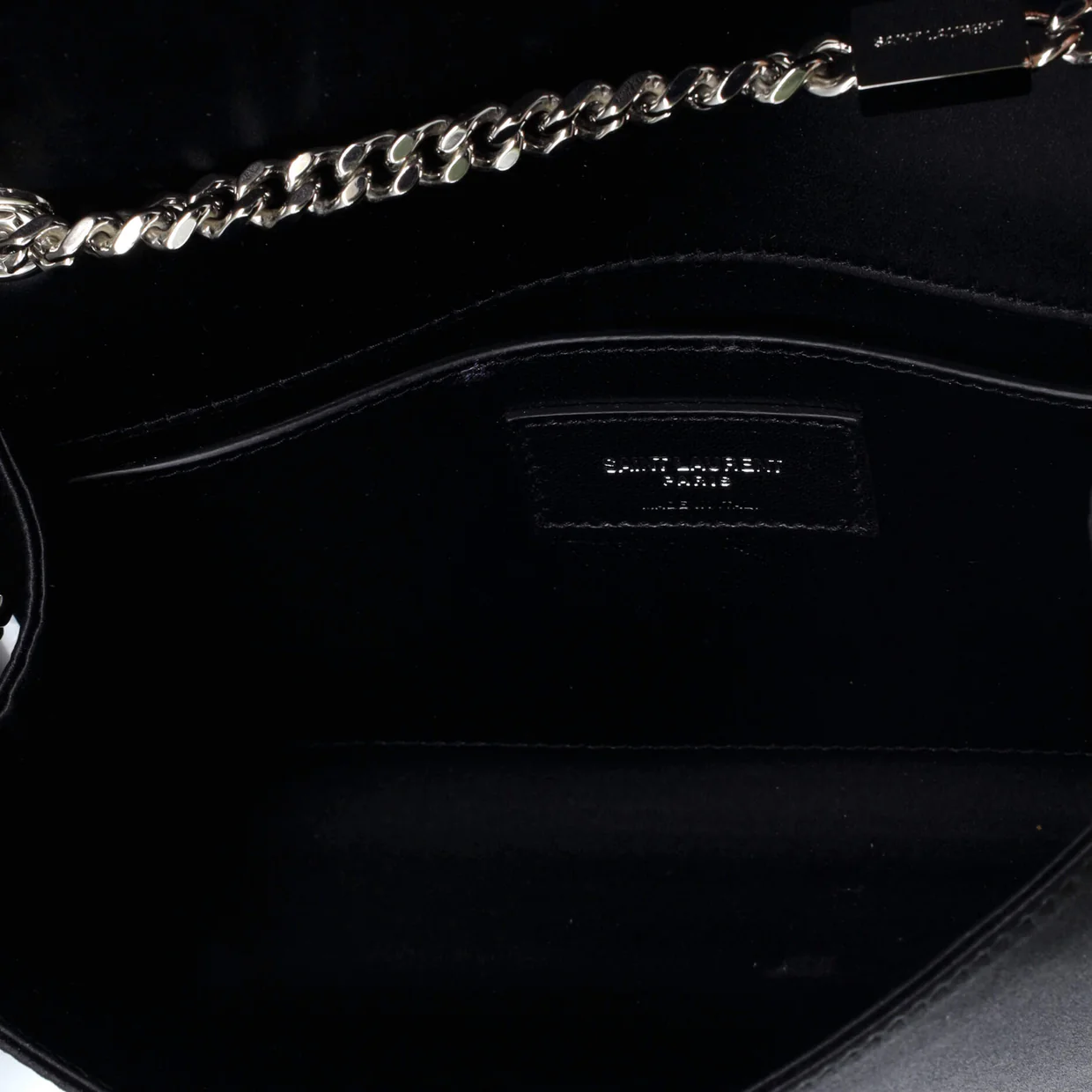 Classic Monogram Tassel Crossbody Bag Printed Sequins with Satin Small - Deep Luxury